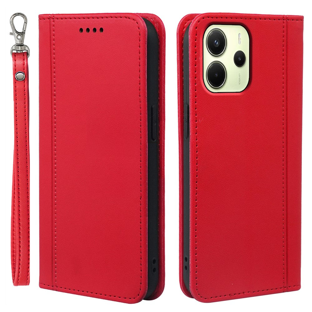 HX01 För Xiaomi Redmi Note 14 4G (164.84mm) Plånboksfodral Magnetisk Stängning PU-läder mobilfodral