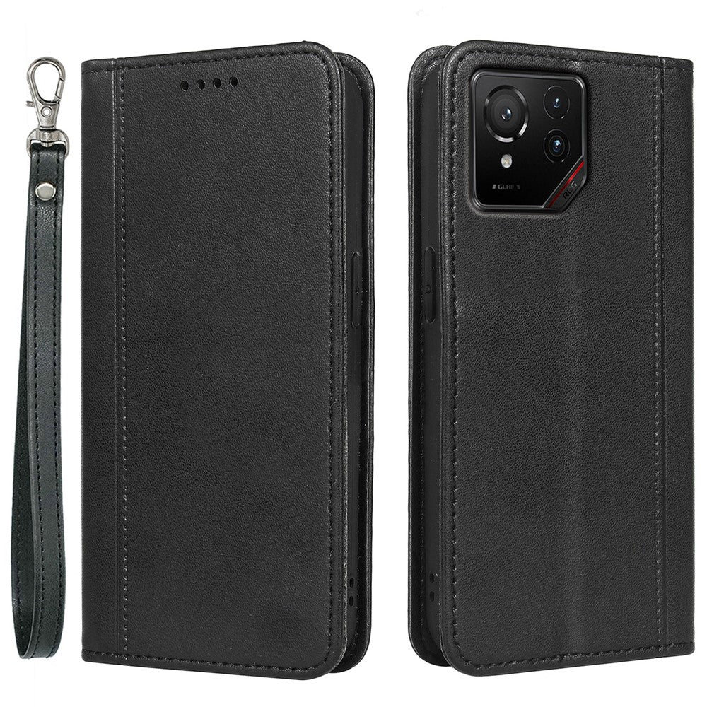 HX01 For Asus ROG Phone 9 5G Wallet Case Magnetic Closing PU Leather Phone Cover