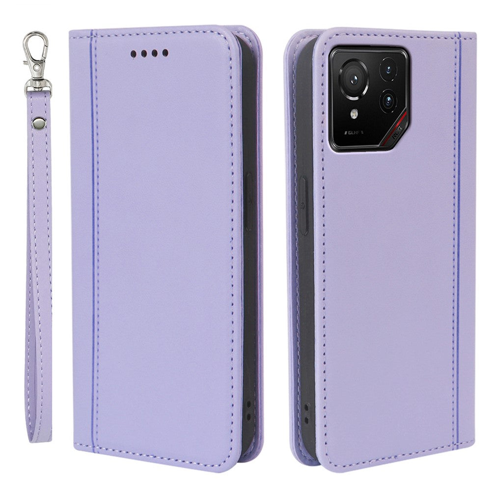 HX01 For Asus ROG Phone 9 5G Wallet Case Magnetic Closing PU Leather Phone Cover