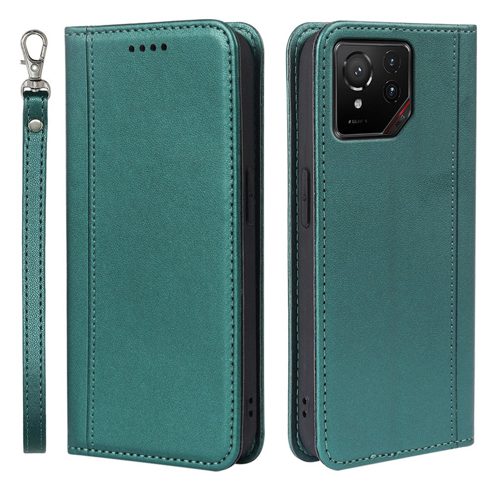 HX01 For Asus ROG Phone 9 5G Wallet Case Magnetic Closing PU Leather Phone Cover