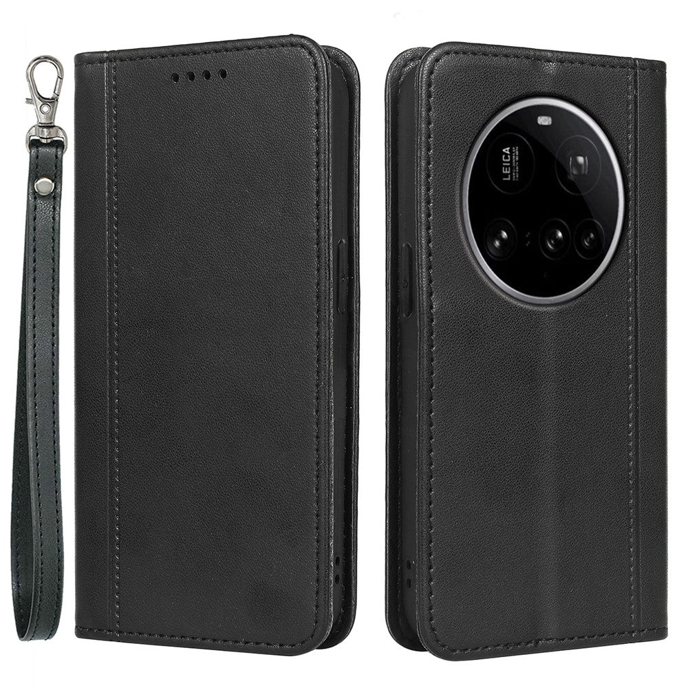HX01-pungeetui i PU-læder til Xiaomi 15 Ultra med magnetisk lukning