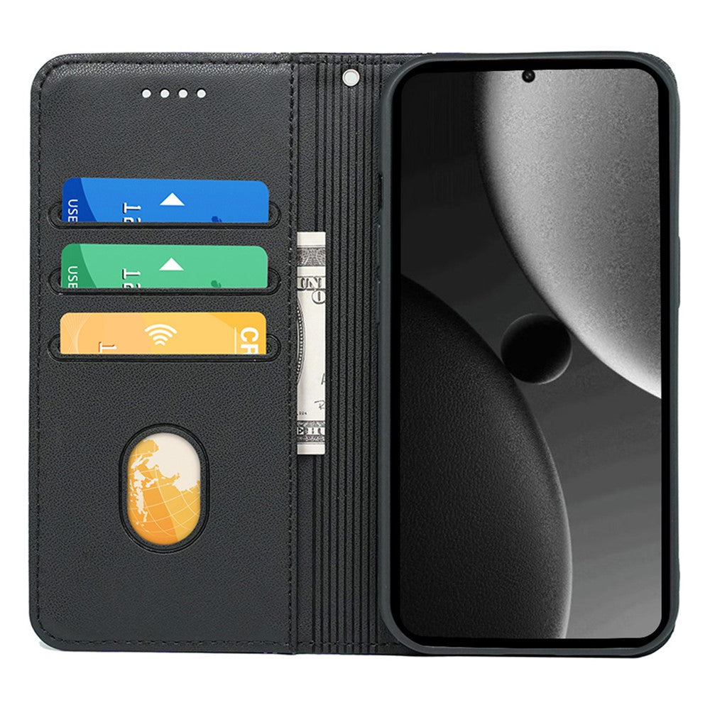 HX01-pungeetui i PU-læder til Xiaomi 15 Ultra med magnetisk lukning