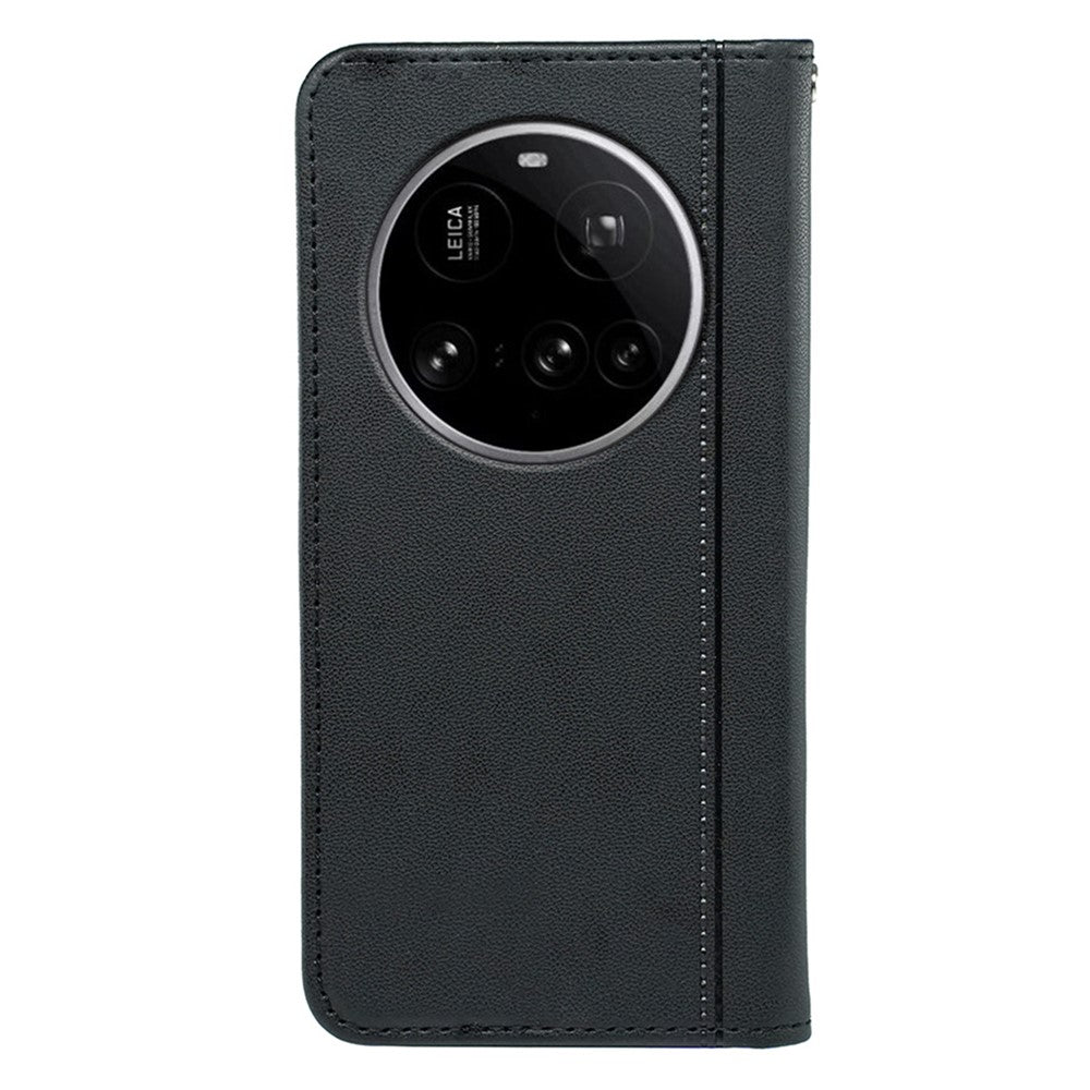 HX01-pungeetui i PU-læder til Xiaomi 15 Ultra med magnetisk lukning