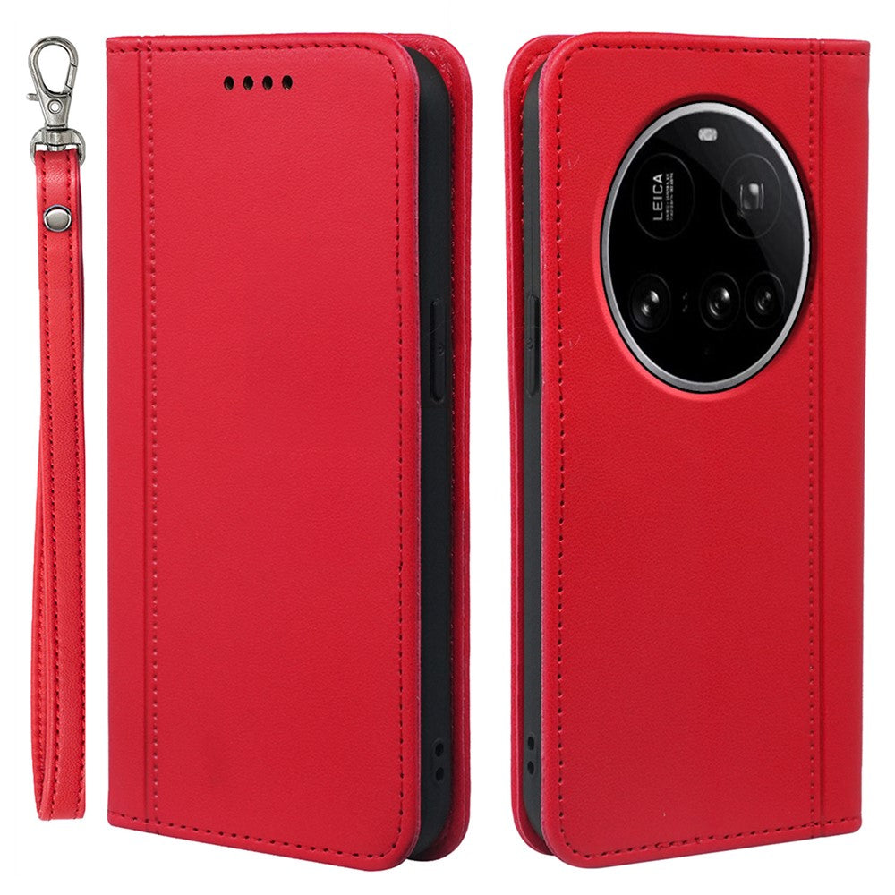 HX01-pungeetui i PU-læder til Xiaomi 15 Ultra med magnetisk lukning