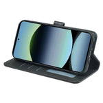 For Xiaomi Redmi Note 14 4G (164.84mm) Wallet Case Magnetic Snap Leather Phone Cover with Strap