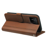 For Asus ROG Phone 9 5G Wallet Case Magnetic Snap Leather Phone Cover with Strap
