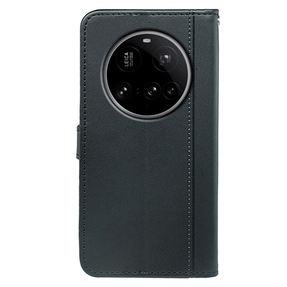 For Xiaomi 15 Ultra Wallet Case Magnetic Snap Leather Phone Cover with Strap