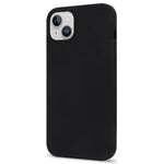 For iPhone 14 Plus Solid Silicone Drop Protection Phone Case Soft Fiber Lining Slim Fit Shockproof Protective Cover