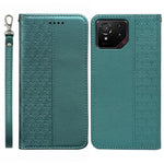For Asus ROG Phone 9 5G Wallet Phone Case Checkered Pattern Imprint Leather Flip Cover with Wrist Strap