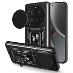 For Xiaomi 15 Ultra Case with Slide Camera Lid PC + TPU Kickstand Phone Cover