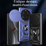 For Xiaomi 15 Ultra Case with Slide Camera Lid PC + TPU Kickstand Phone Cover