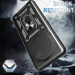 For Xiaomi 15 Ultra Case with Slide Camera Lid PC + TPU Kickstand Phone Cover