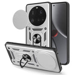 For Xiaomi 15 Ultra Case with Slide Camera Lid PC + TPU Kickstand Phone Cover