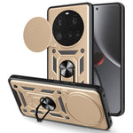 For Xiaomi 15 Ultra Case with Slide Camera Lid PC + TPU Kickstand Phone Cover