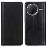 Stand-etui til Xiaomi Poco F7 Pro 5G / F7 Ultra 5G / Redmi K80 Pro 5G / K80 5G, delt lædercover med litchi-struktur og pung