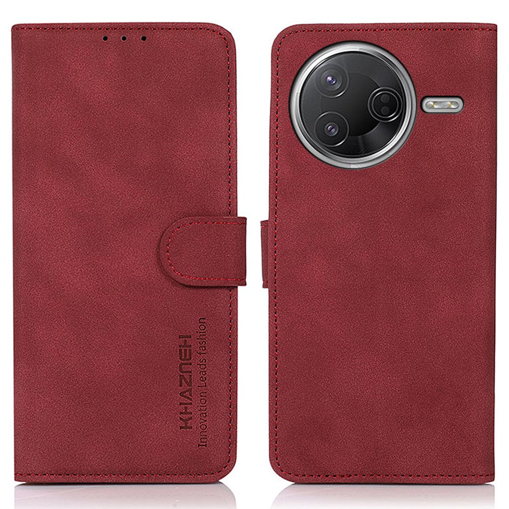 KHAZNEH PU Leather Case For Xiaomi Poco F7 Pro 5G  /  F7 Ultra 5G  /  Redmi K80 Pro 5G  /  K80 5G Wallet Stand Phone Cover