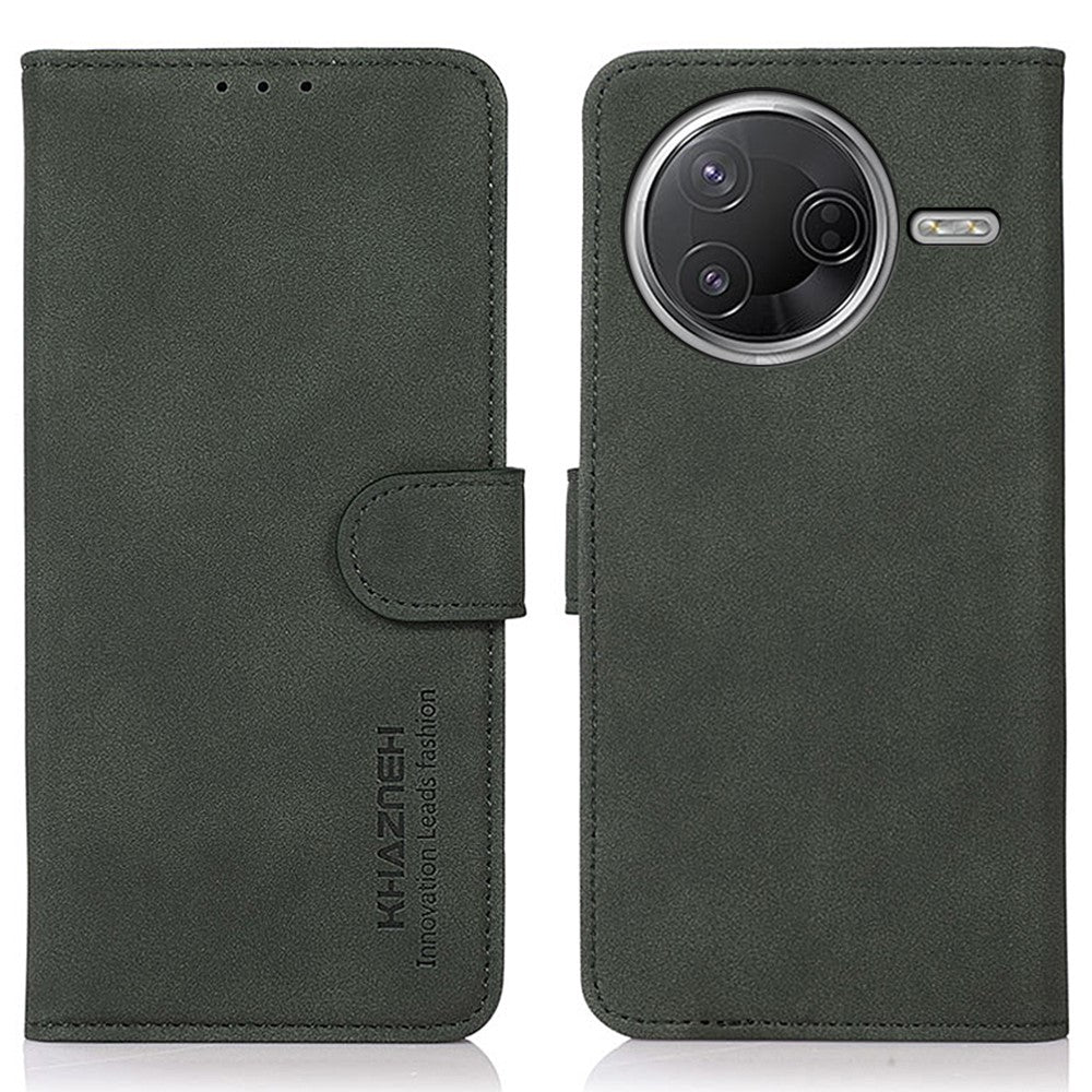 KHAZNEH PU Leather Case For Xiaomi Poco F7 Pro 5G  /  F7 Ultra 5G  /  Redmi K80 Pro 5G  /  K80 5G Wallet Stand Phone Cover