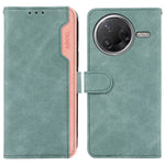 ABEEL Leather Case For Xiaomi Poco F7 Pro 5G  /  F7 Ultra 5G  /  Redmi K80 Pro 5G  /  K80 5G Color Splicing Flip Phone Cover RFID Blocking