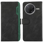 ABEEL Leather Case For Xiaomi Poco F7 Pro 5G  /  F7 Ultra 5G  /  Redmi K80 Pro 5G  /  K80 5G Color Splicing Flip Phone Cover RFID Blocking