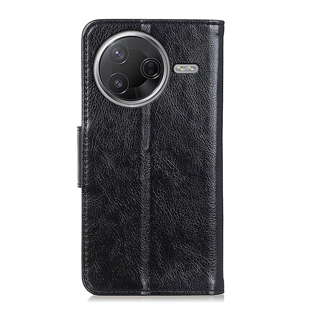 Tegnebogsetui til Xiaomi Poco F7 Pro 5G / Redmi K80 5G / F7 Ultra 5G / Redmi K80 Pro 5G mobilcover i nappatekstureret kunstlæder