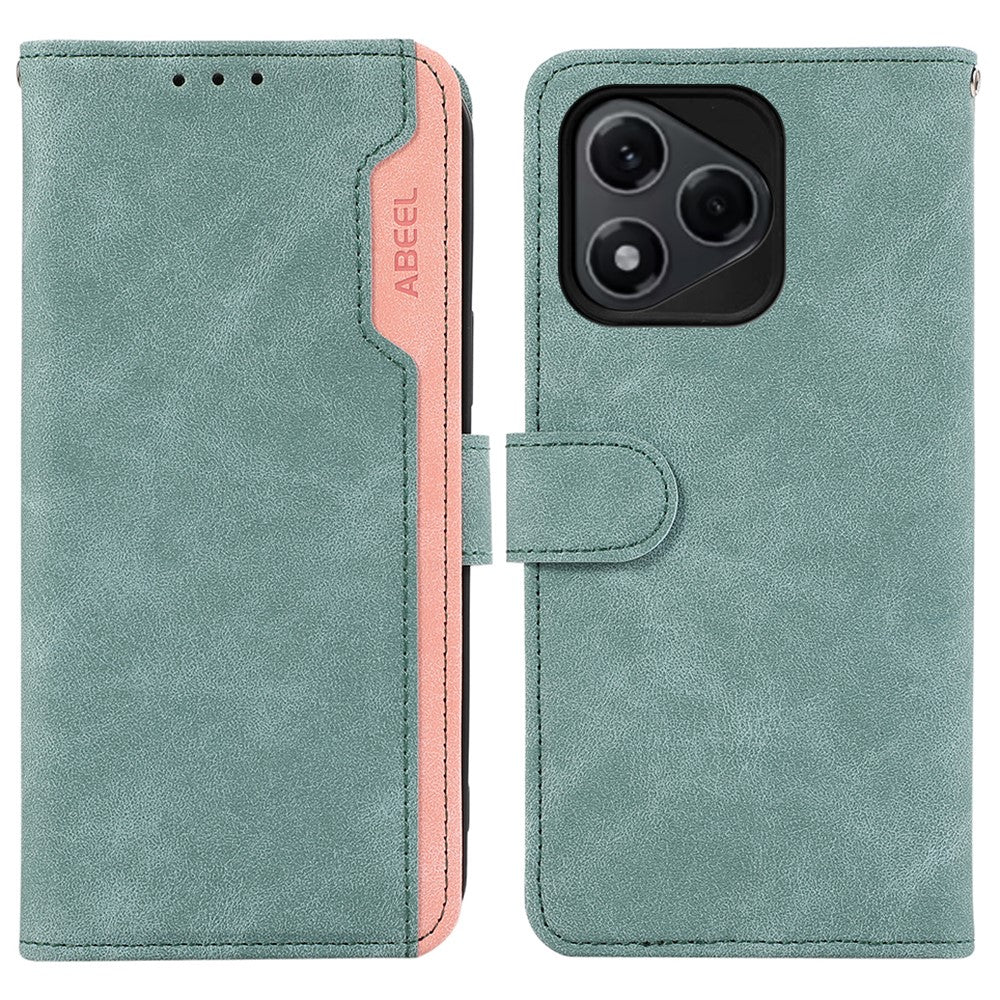 ABEEL For Honor 400 Lite 5G Case Color Splicing Leather Flip Phone Cover RFID Blocking