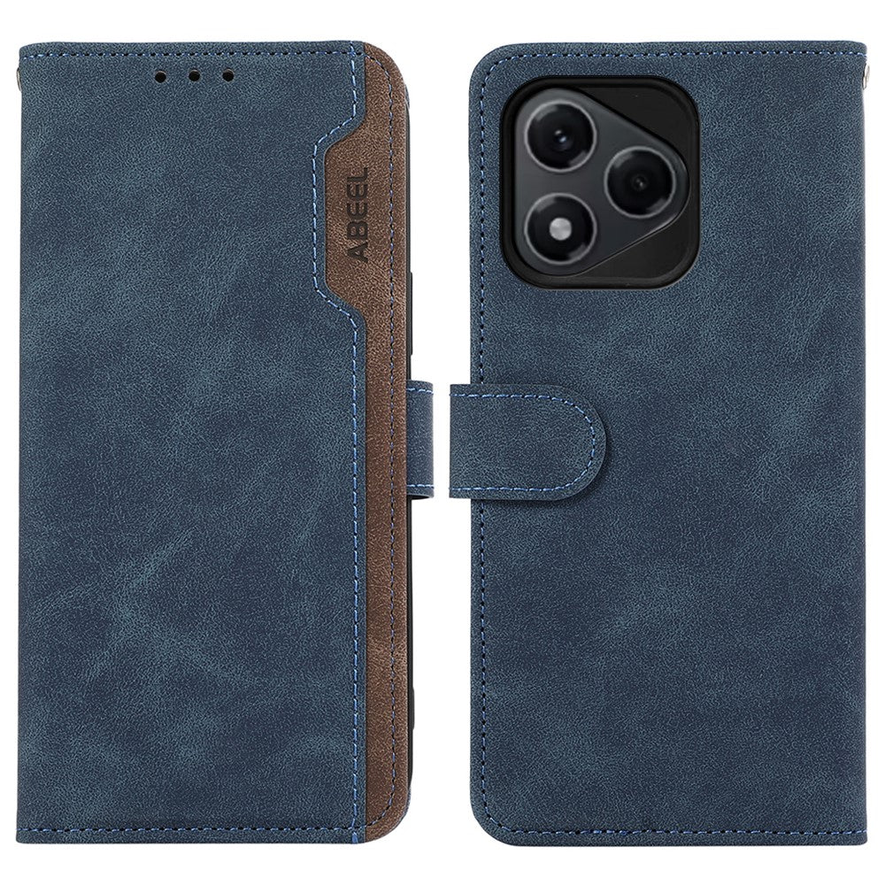 ABEEL For Honor 400 Lite 5G Case Color Splicing Leather Flip Phone Cover RFID Blocking