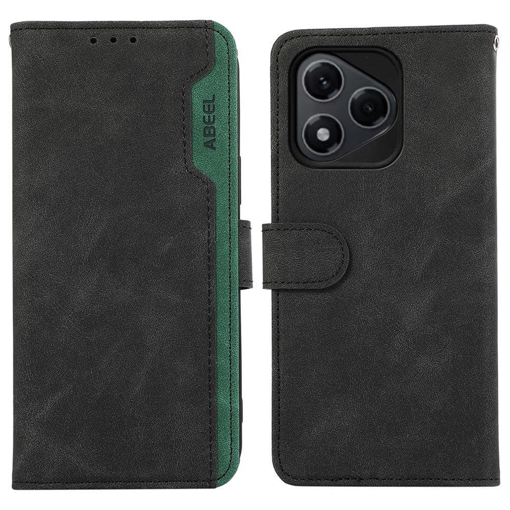 ABEEL For Honor 400 Lite 5G Case Color Splicing Leather Flip Phone Cover RFID Blocking