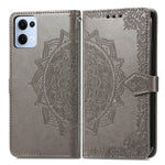 For Oppo Reno13 5G (Global) Wallet Case Mandala Flower Leather Phone Cover Stand