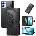 For Oppo Reno13 5G (Global) Wallet Case Mandala Flower Leather Phone Cover Stand