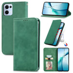 For Oppo Reno13 5G (Global) Leather Case with Card Holder Magnetic Absorption Phone Cover