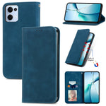 For Oppo Reno13 5G (Global) Leather Case with Card Holder Magnetic Absorption Phone Cover