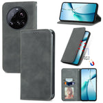For Xiaomi 15 Ultra Leather Case with Card Holder Magnetic Absorption Phone Cover