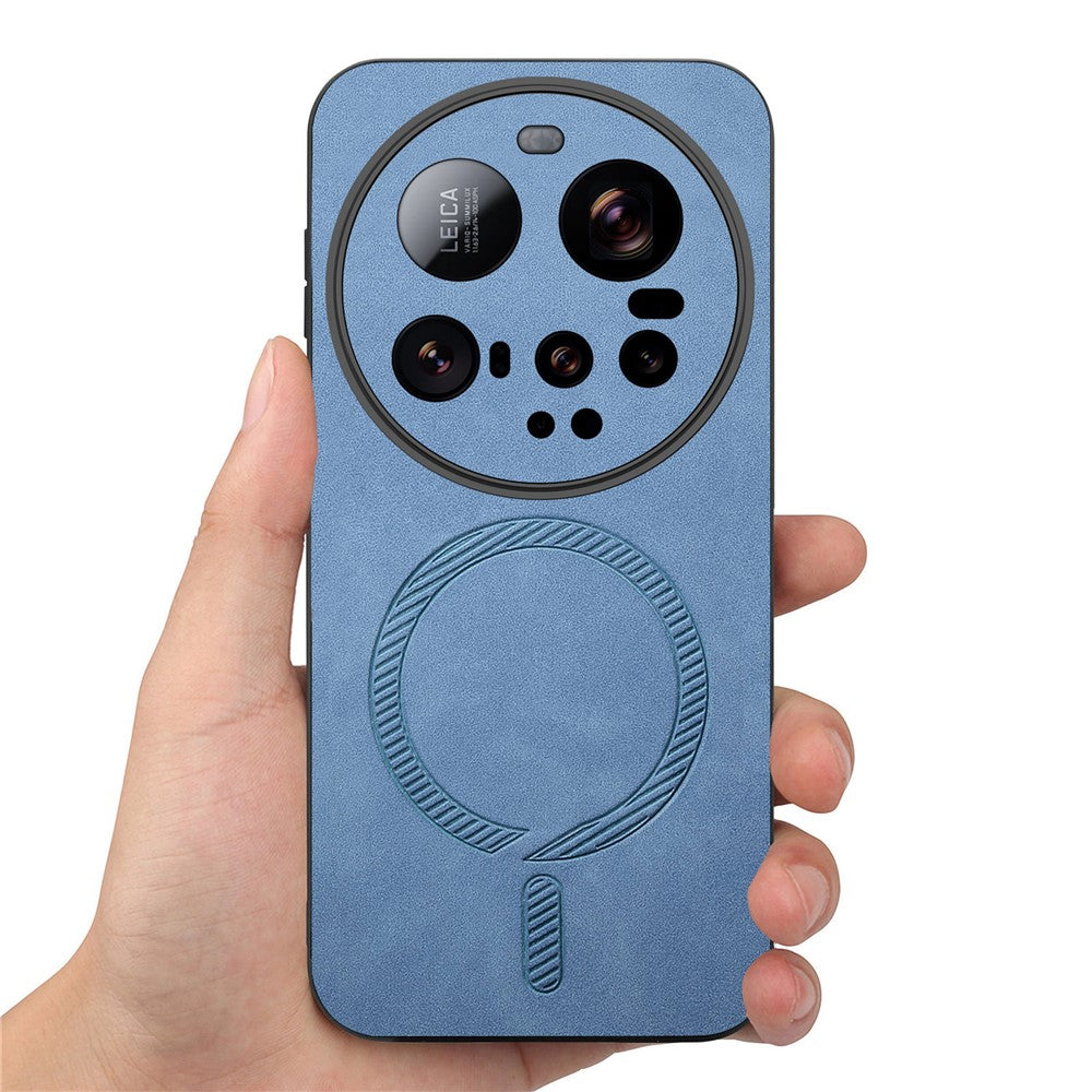 For Xiaomi 15 Ultra Leather Back Case Magnetic Case Skin-touch Phone Cover