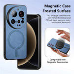 For Xiaomi 15 Ultra Leather Back Case Magnetic Case Skin-touch Phone Cover