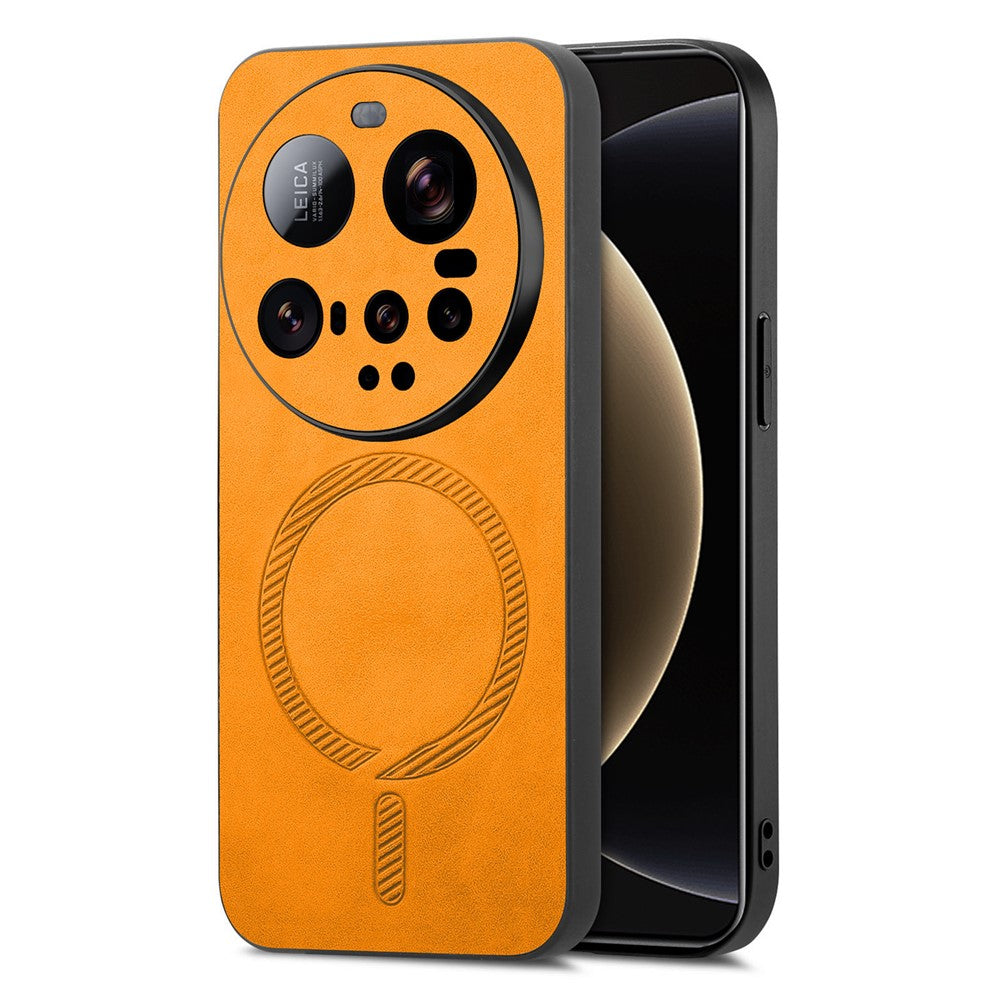 For Xiaomi 15 Ultra Leather Back Case Magnetic Case Skin-touch Phone Cover