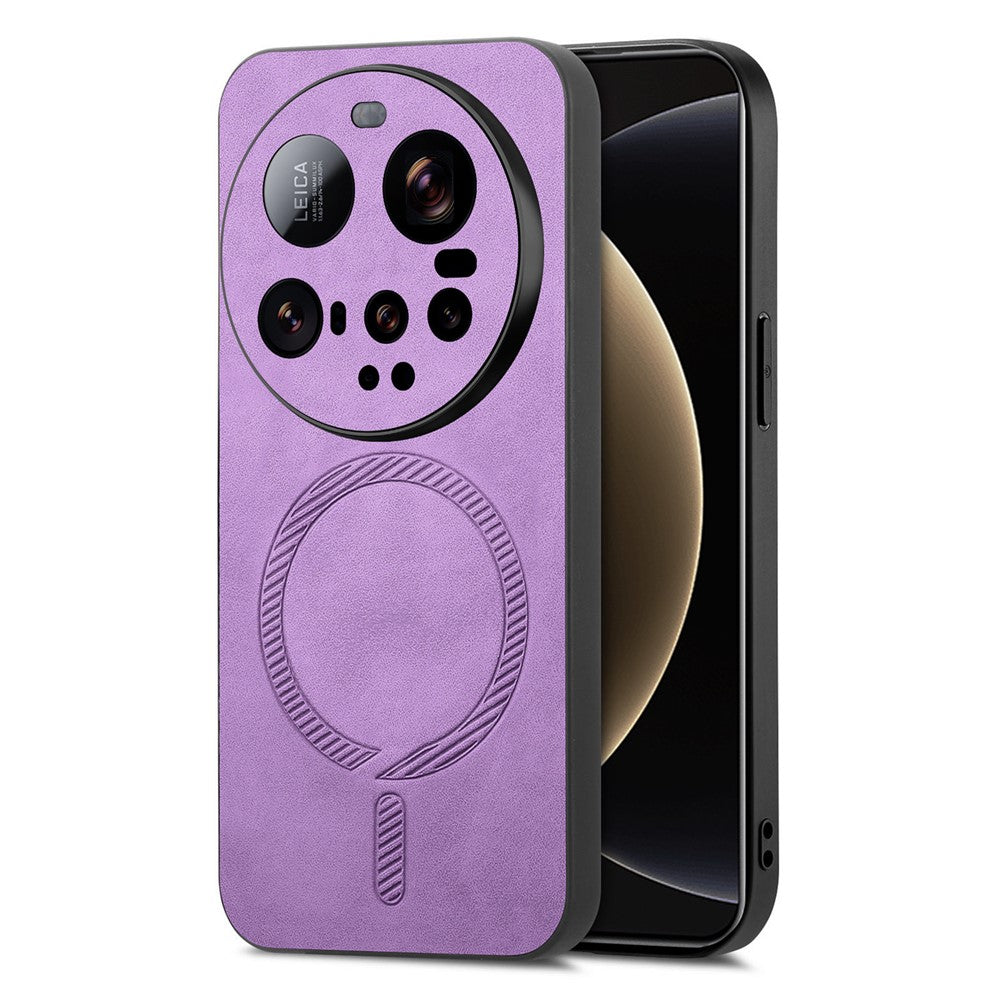 For Xiaomi 15 Ultra Leather Back Case Magnetic Case Skin-touch Phone Cover