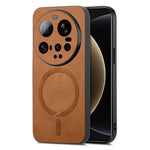 For Xiaomi 15 Ultra Leather Back Case Magnetic Case Skin-touch Phone Cover