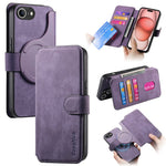 CASENEO For iPhone 17e / 16e Magnetic Case  Detachable Leather Phone Wallet Cover