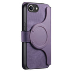CASENEO For iPhone 17e / 16e Magnetic Case  Detachable Leather Phone Wallet Cover