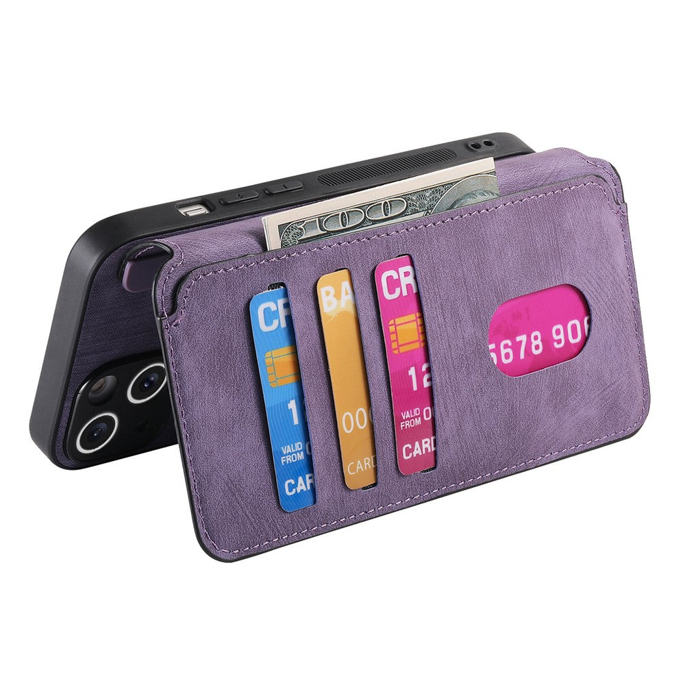CASENEO For iPhone 17e / 16e Magnetic Case  Detachable Leather Phone Wallet Cover
