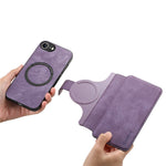 CASENEO For iPhone 17e / 16e Magnetic Case  Detachable Leather Phone Wallet Cover
