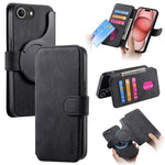 CASENEO For iPhone 17e / 16e Magnetic Case  Detachable Leather Phone Wallet Cover