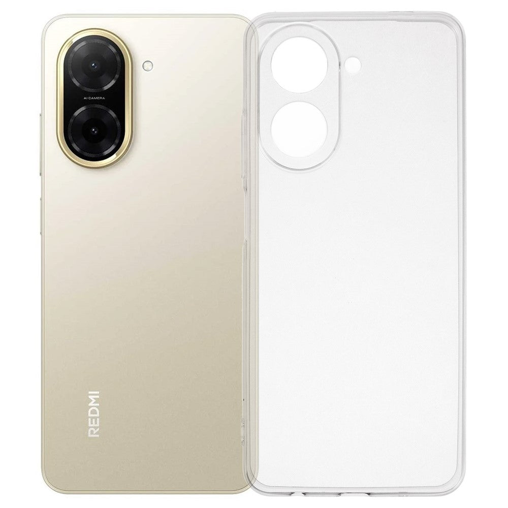 For Xiaomi Redmi A5 NFC (EU) (173.45mm) Back Cover Ultra Thin Flexible TPU Clear Phone Case