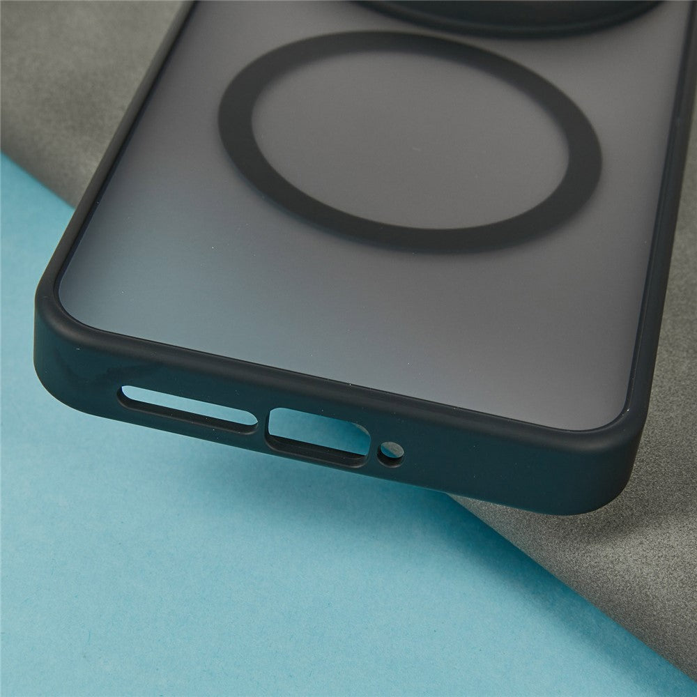 For Xiaomi 15 Ultra Magnetic Case Anti Drop TPU + PC Phone Back Cover with Metal Buttons