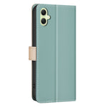 BINFEN COLOR BF33 til Samsung Galaxy F06 5G / M06 5G læderetui, splejset farve, RFID-blokerende pung, stander, telefoncover