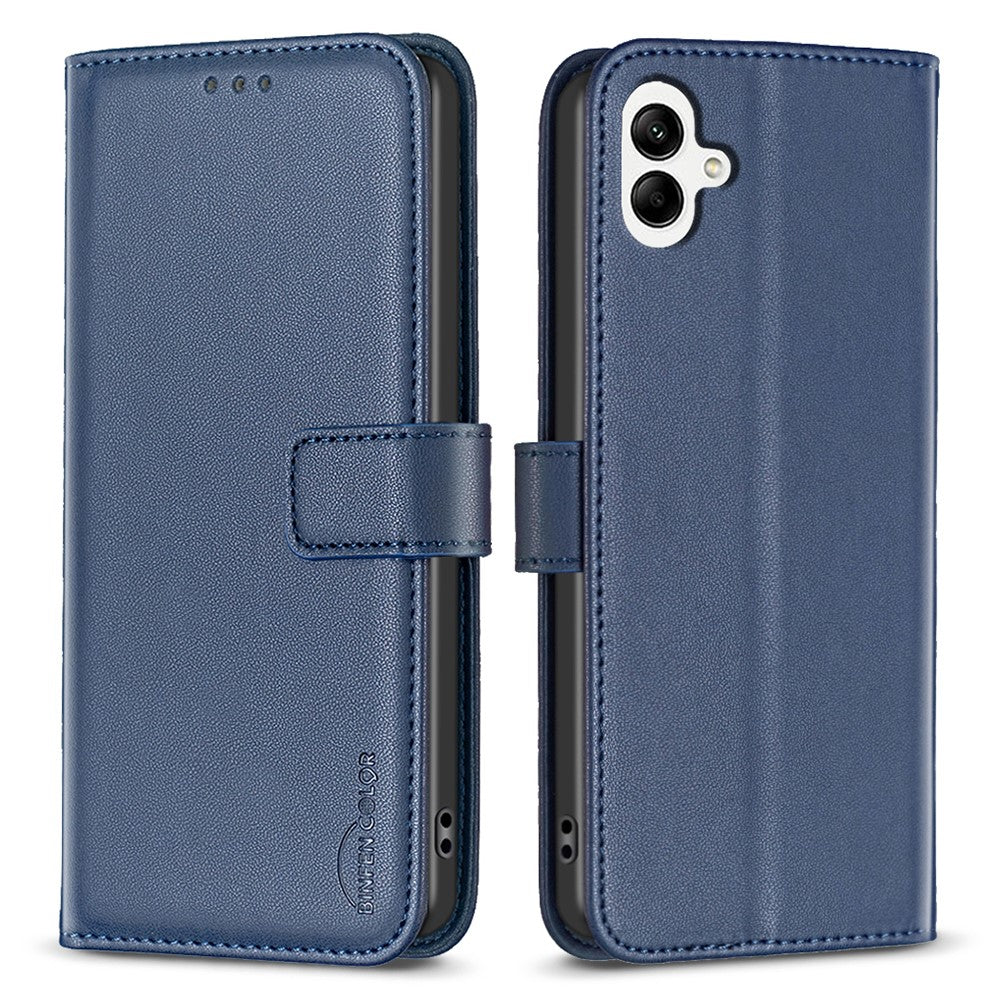 BINFEN COLOR BF17 For Samsung Galaxy F06 5G / M06 5G Case Wallet Folio Flip Leather Cover
