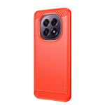 MOFI For Oppo F29 5G Back Cover  Brushed Texture Carbon Fiber Soft TPU Case