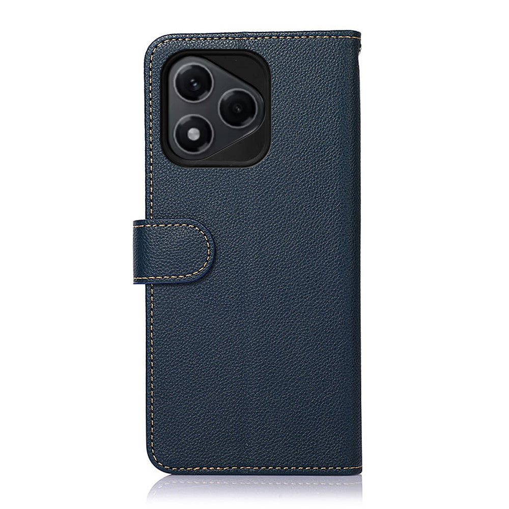 KHAZNEH For Honor 400 Lite 5G Etui RFID-blokerende pung Litchi-tekstur PU-læder telefoncover