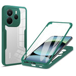 For Xiaomi Redmi Note 14 4G (164.84mm) Case Acrylic + TPU Clear Phone Cover with PET Screen Film