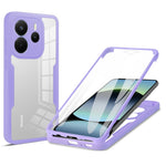 For Xiaomi Redmi Note 14 4G (164.84mm) Case Acrylic + TPU Clear Phone Cover with PET Screen Film
